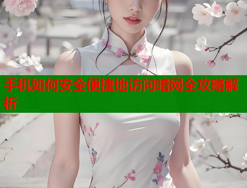 手机如何安全便捷地访问暗网全攻略解析 手机如何安全便捷地访问暗网全攻略解析
