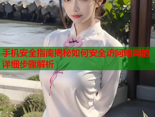 手机安全指南揭秘如何安全访问暗网的详细步骤解析 手机安全指南揭秘如何安全访问暗网的详细步骤解析