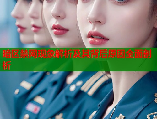 暗区禁网现象解析及其背后原因全面剖析