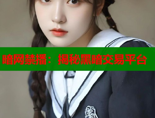 暗网禁播：揭秘黑暗交易平台