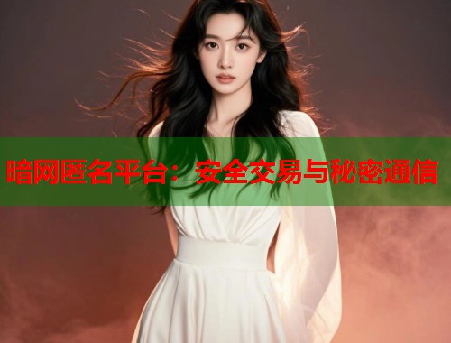 暗网匿名平台：安全交易与秘密通信