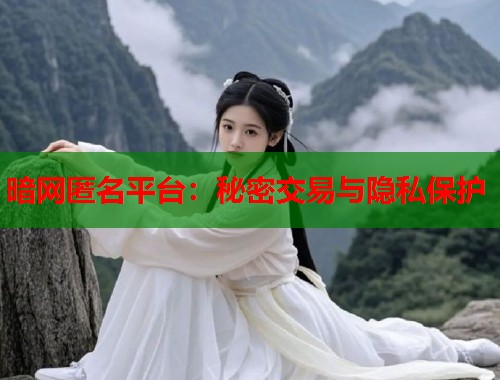 暗网匿名平台：秘密交易与隐私保护