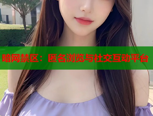 暗网禁区：匿名浏览与社交互动平台