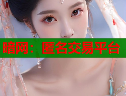 暗网：匿名交易平台