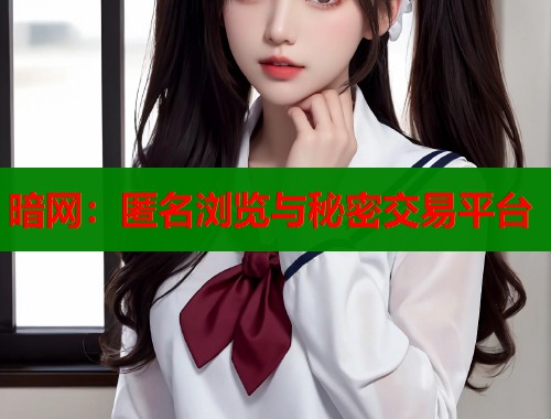 暗网：匿名浏览与秘密交易平台