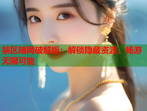 禁区暗网破解版：解锁隐藏资源，畅游无限可能