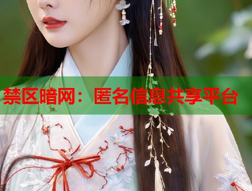 禁区暗网：匿名信息共享平台