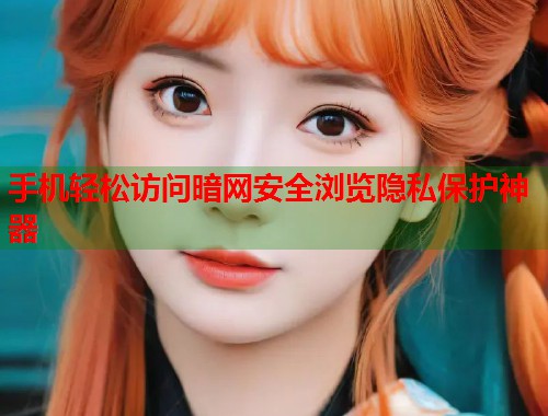 手机轻松访问暗网安全浏览隐私保护神器