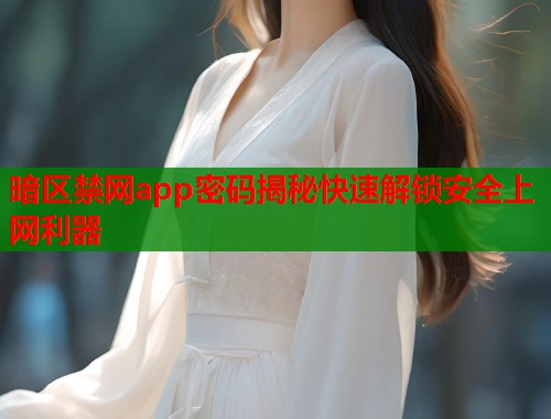 暗区禁网app密码揭秘快速解锁安全上网利器