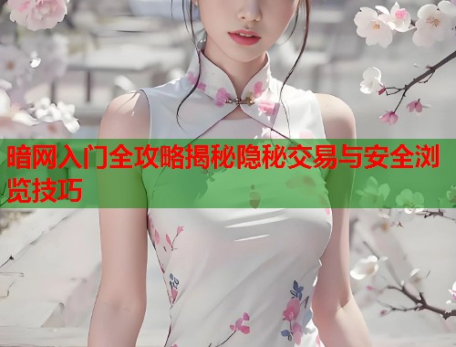 暗网入门全攻略揭秘隐秘交易与安全浏览技巧