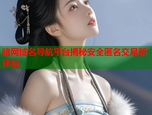 暗网域名导航平台揭秘安全匿名交易新体验