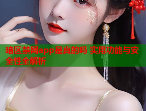 暗区禁网app是真的吗 实用功能与安全性全解析 暗区禁网app是真的吗 实用功能与安全性全解析