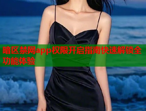 暗区禁网app权限开启指南快速解锁全功能体验
