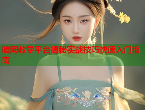 暗网教学平台揭秘实战技巧快速入门指南