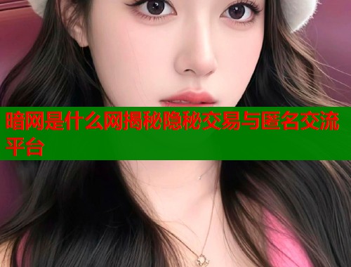 暗网是什么网揭秘隐秘交易与匿名交流平台
