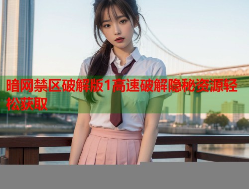 暗网禁区破解版1高速破解隐秘资源轻松获取