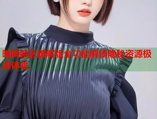 暗网禁区破解版全功能解锁隐秘资源极速体验