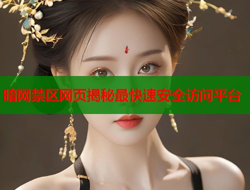 暗网禁区网页揭秘最快速安全访问平台