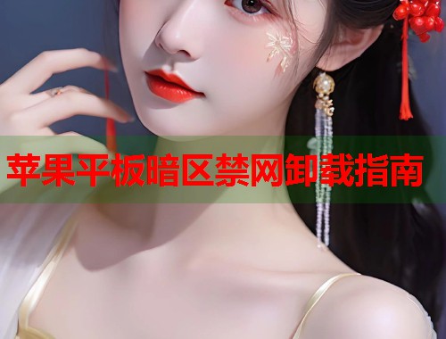 苹果平板暗区禁网卸载指南