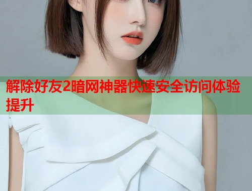 解除好友2暗网神器快速安全访问体验提升