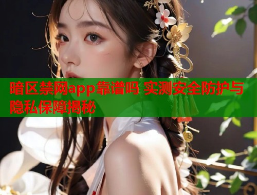 暗区禁网app靠谱吗 实测安全防护与隐私保障揭秘