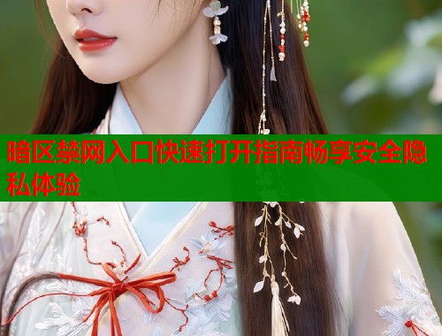 暗区禁网入口快速打开指南畅享安全隐私体验