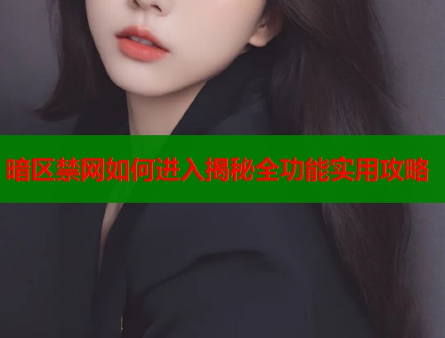暗区禁网如何进入揭秘全功能实用攻略