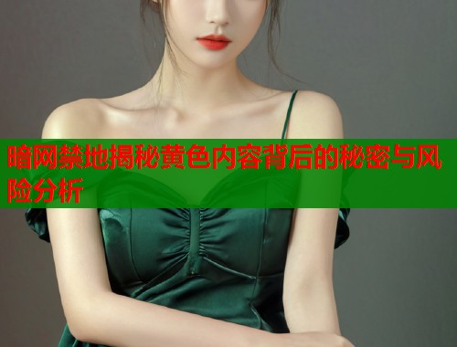 暗网禁地揭秘黄色内容背后的秘密与风险分析