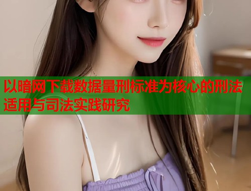 以暗网下载数据量刑标准为核心的刑法适用与司法实践研究