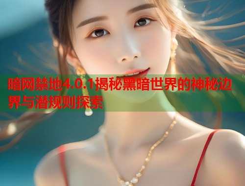 暗网禁地4.0.1揭秘黑暗世界的神秘边界与潜规则探索