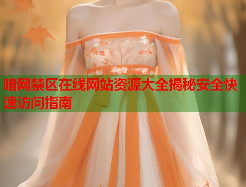 暗网禁区在线网站资源大全揭秘安全快速访问指南 暗网禁区在线网站资源大全揭秘安全快速访问指南