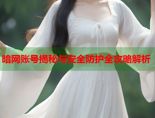 暗网账号揭秘与安全防护全攻略解析