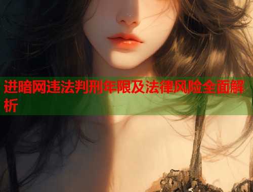 进暗网违法判刑年限及法律风险全面解析
